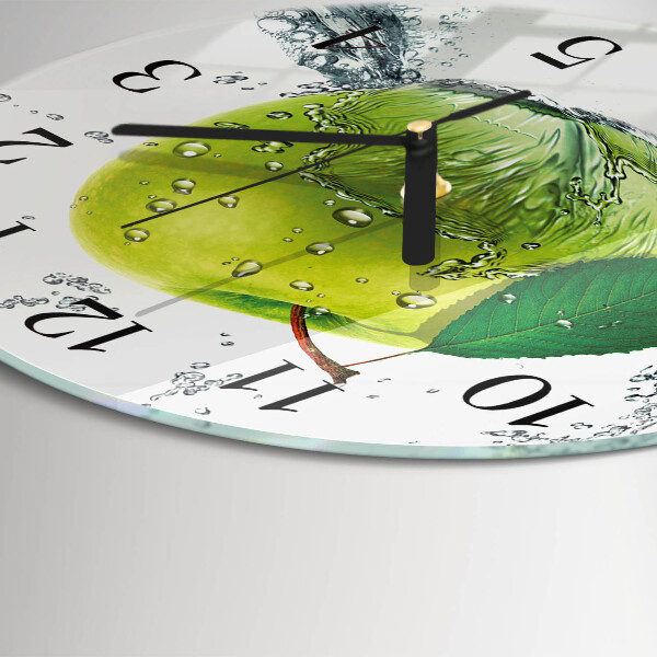 Reloj de pared redondo Manzana