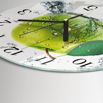 Reloj de pared redondo Manzana