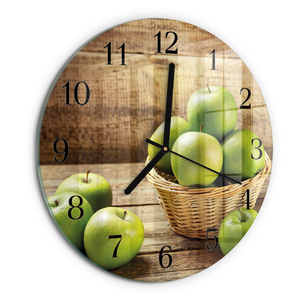 Reloj de pared redondo Manzana