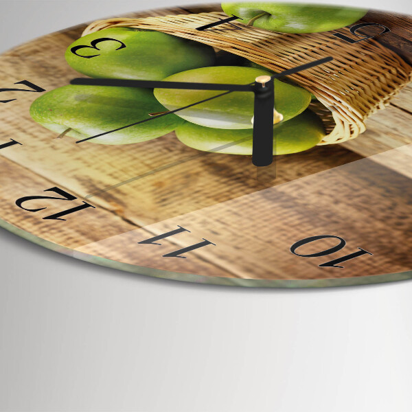 Reloj de pared redondo Manzana