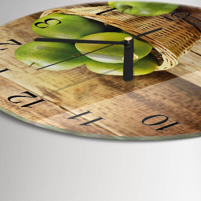 Reloj de pared redondo Manzana