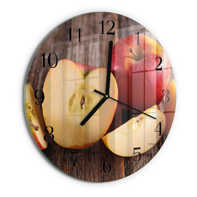 Reloj de pared redondo Manzana