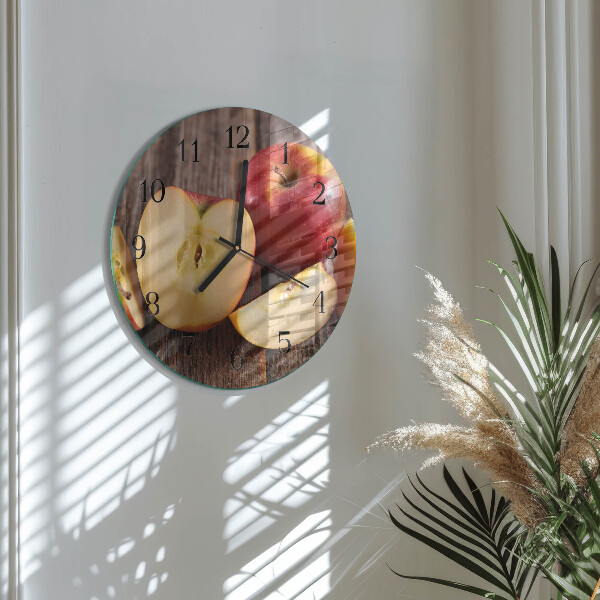 Reloj de pared redondo Manzana