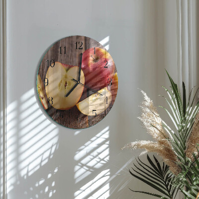 Reloj de pared redondo Manzana