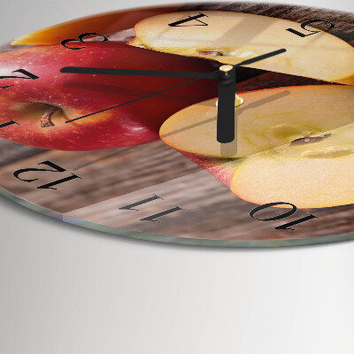 Reloj de pared redondo Manzana