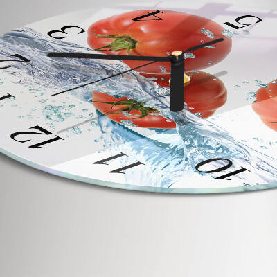 Reloj de pared redondo Tomates