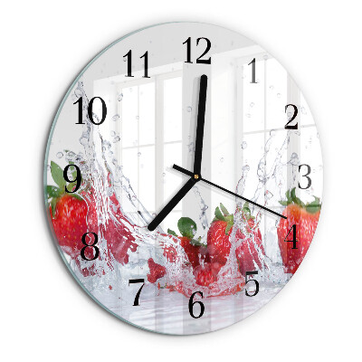 Reloj de pared redondo Fresa