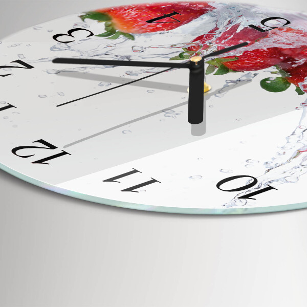 Reloj de pared redondo Fresa