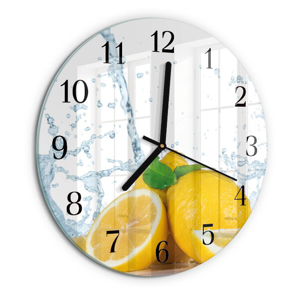 Reloj de pared redondo Cítrico