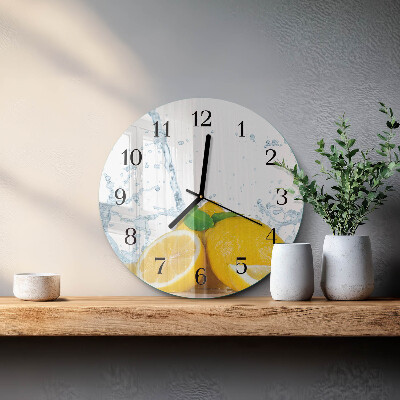 Reloj de pared redondo Cítrico