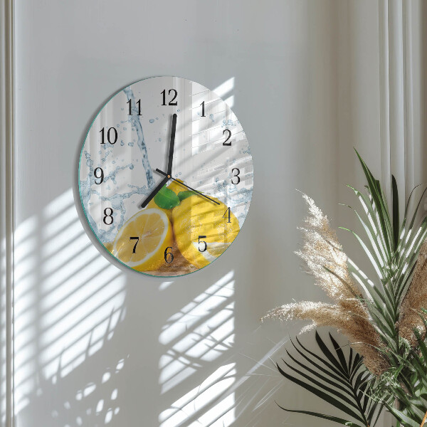 Reloj de pared redondo Cítrico