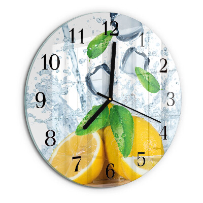 Reloj de pared redondo Cítrico