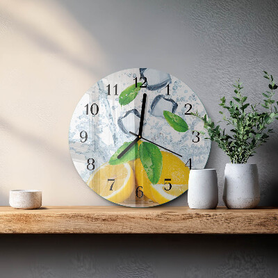 Reloj de pared redondo Cítrico