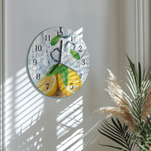 Reloj de pared redondo Cítrico