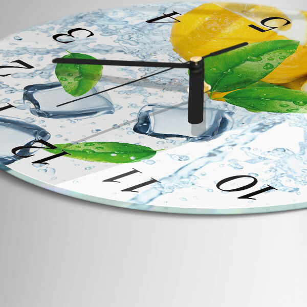 Reloj de pared redondo Cítrico