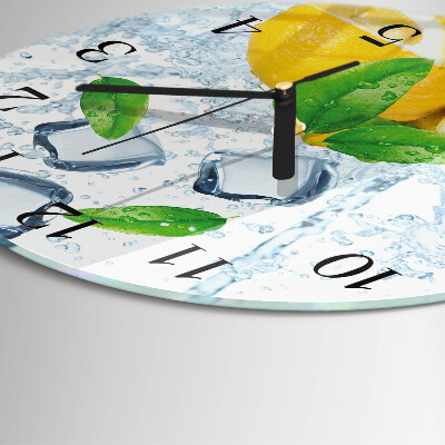 Reloj de pared redondo Cítrico