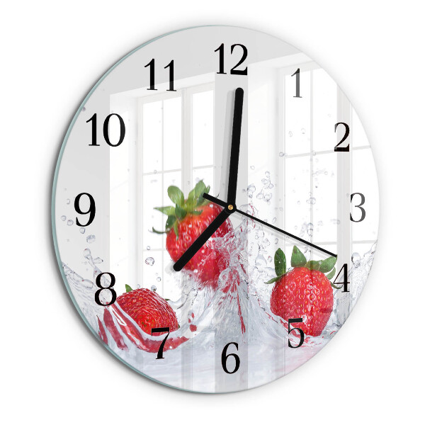 Reloj de pared redondo Fresa