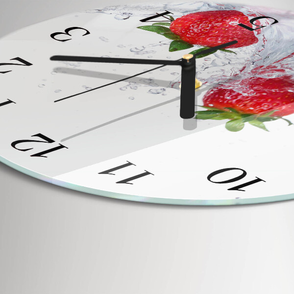 Reloj de pared redondo Fresa