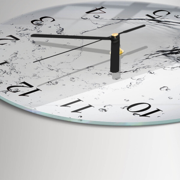 Reloj de pared redondo Agua