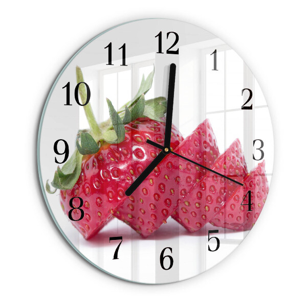 Reloj de pared redondo Fresa