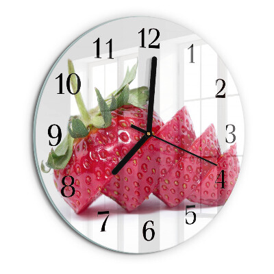 Reloj de pared redondo Fresa