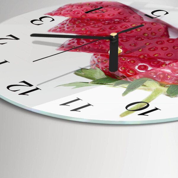 Reloj de pared redondo Fresa