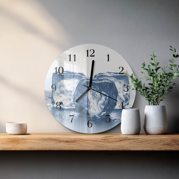 Reloj de pared redondo Hielo