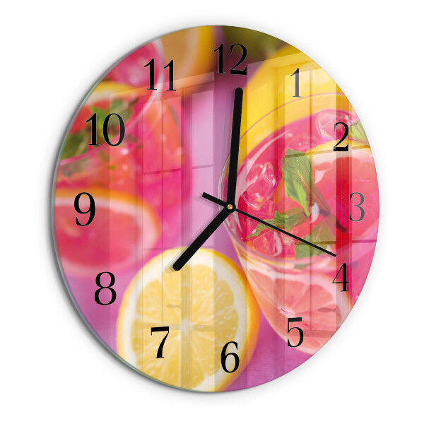 Reloj de pared redondo Cítrico