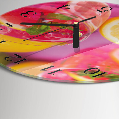 Reloj de pared redondo Cítrico