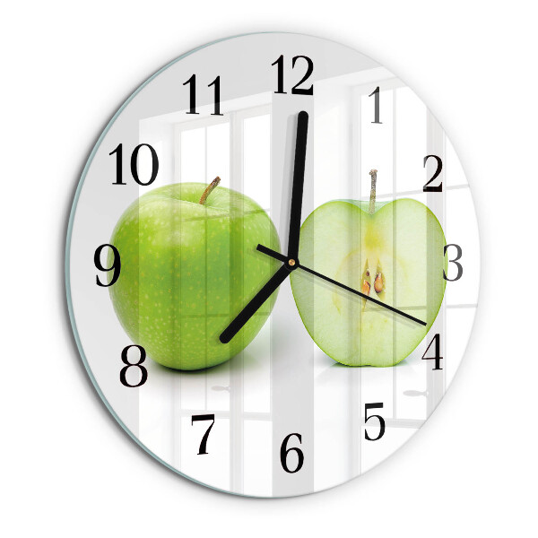 Reloj de pared redondo Manzana