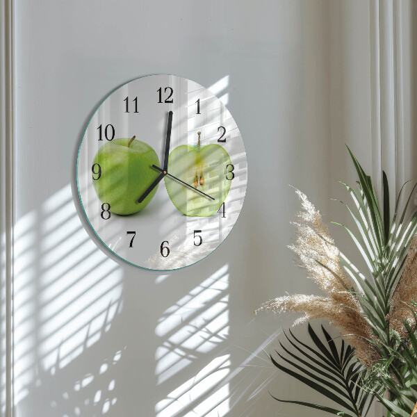 Reloj de pared redondo Manzana