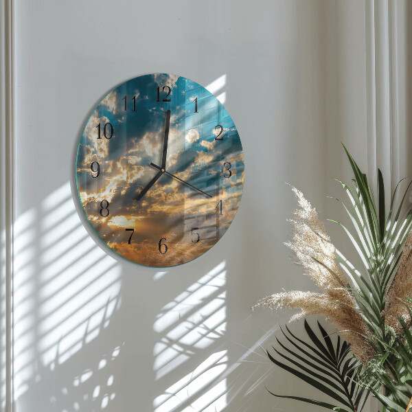 Reloj de pared redondo Cielo