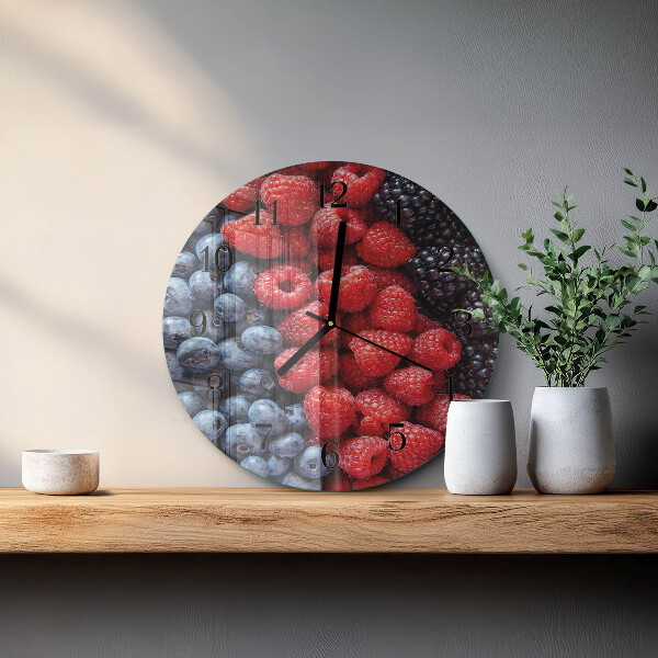 Reloj de pared redondo bayas