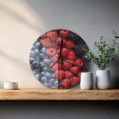 Reloj de pared redondo bayas
