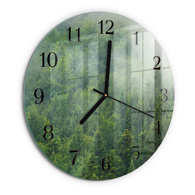Reloj de pared redondo Bosque brumoso