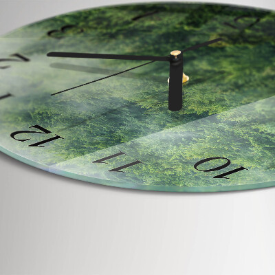 Reloj de pared redondo Bosque brumoso