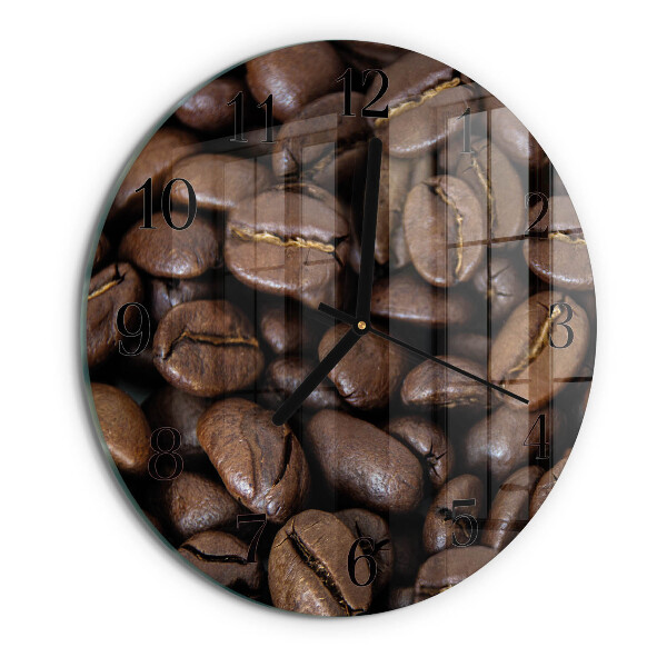 Reloj de pared redondo Café