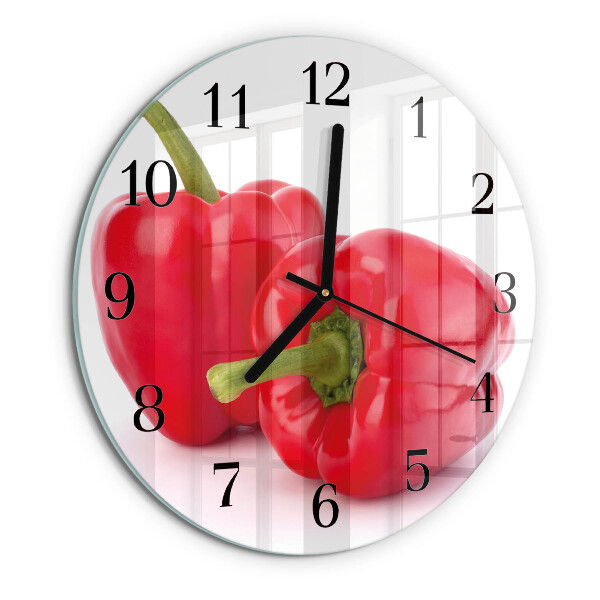 Reloj de pared redondo Pimienta