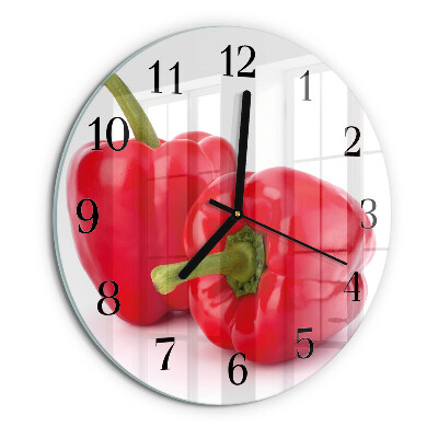 Reloj de pared redondo Pimienta
