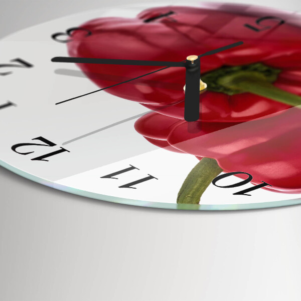 Reloj de pared redondo Pimienta