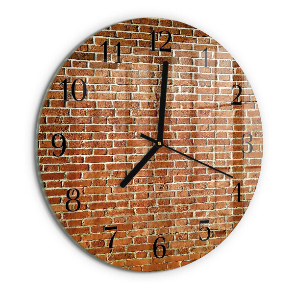 Reloj de pared redondo Ladrillo