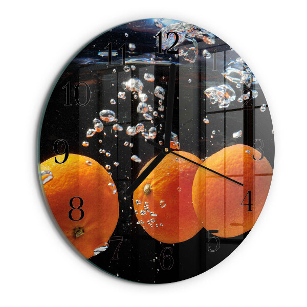 Reloj de pared redondo Naranjas
