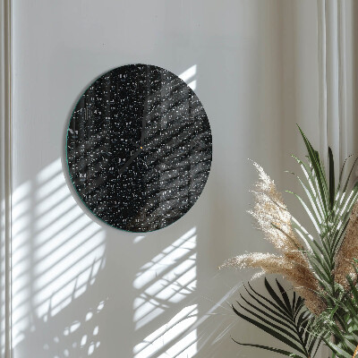 Reloj de pared redondo Gotas de agua