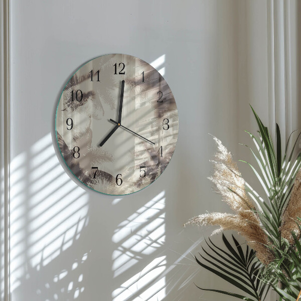 Reloj de pared redondo Palmeras