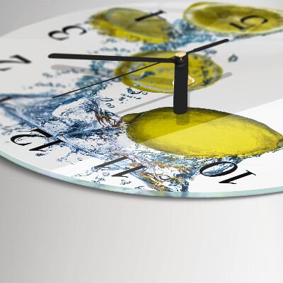Reloj de pared redondo Limones