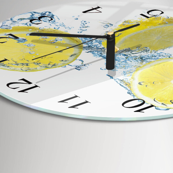Reloj de pared redondo Limones