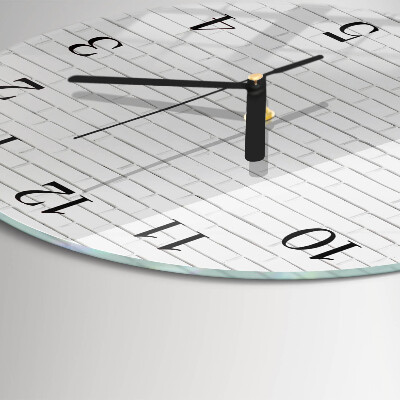 Reloj de pared redondo Muro de ladrillo