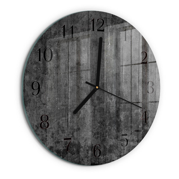 Reloj de pared redondo Madera