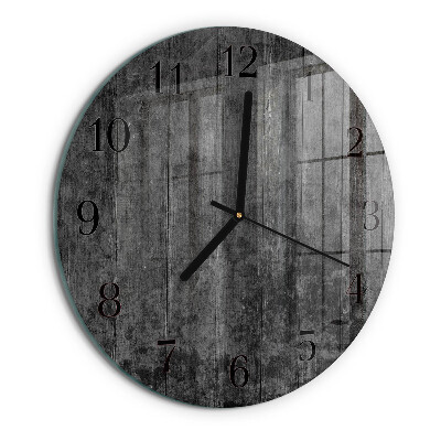 Reloj de pared redondo Madera