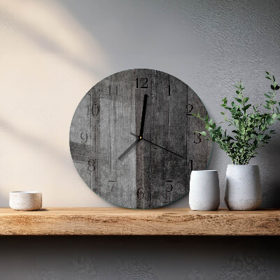 Reloj de pared redondo Madera